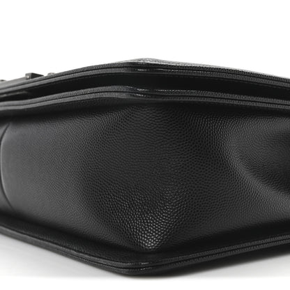 Chanel Caviar Quilted New Medium Boy Flap Black 10 of 10