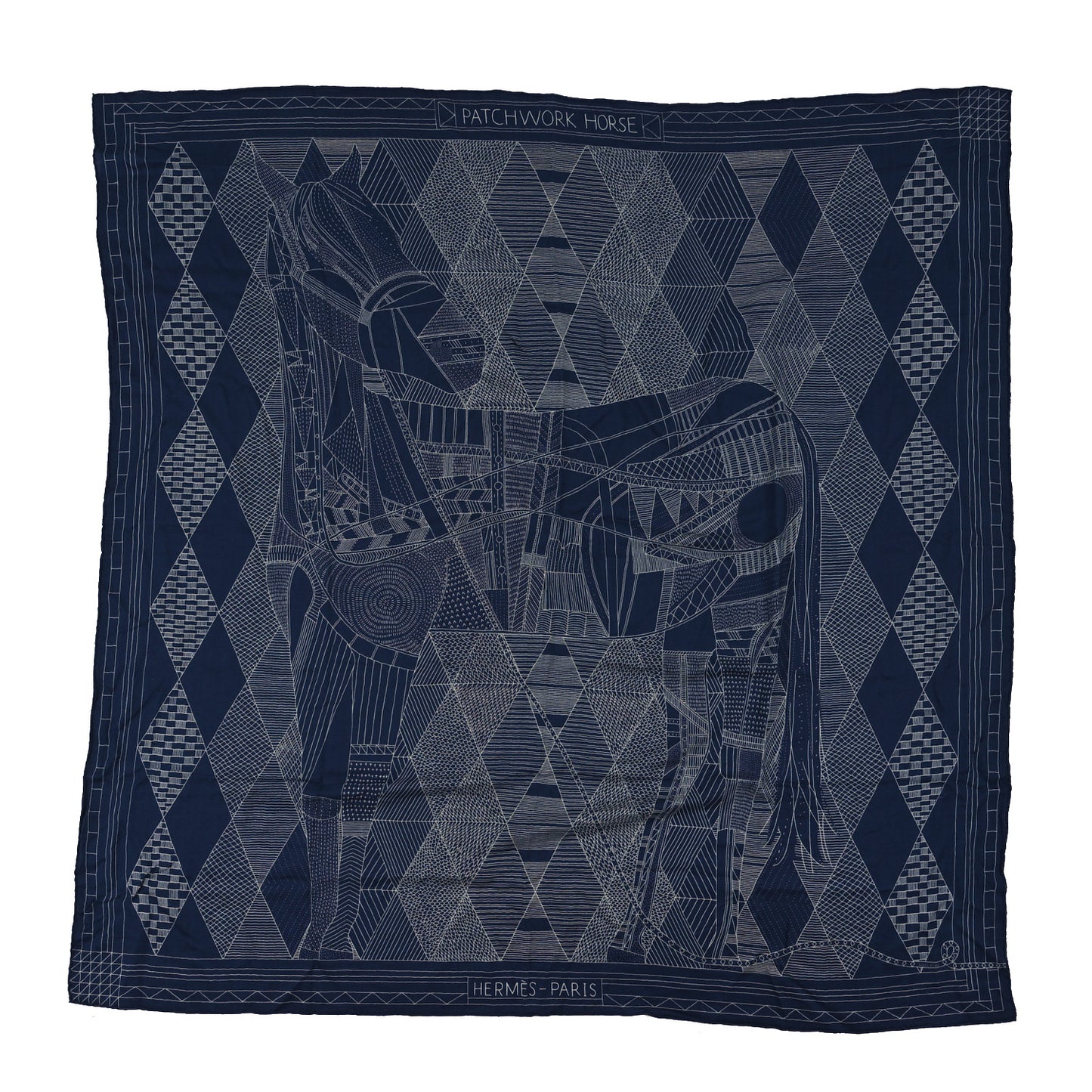 Cashmere Silk Patchwork Horse Shawl 140