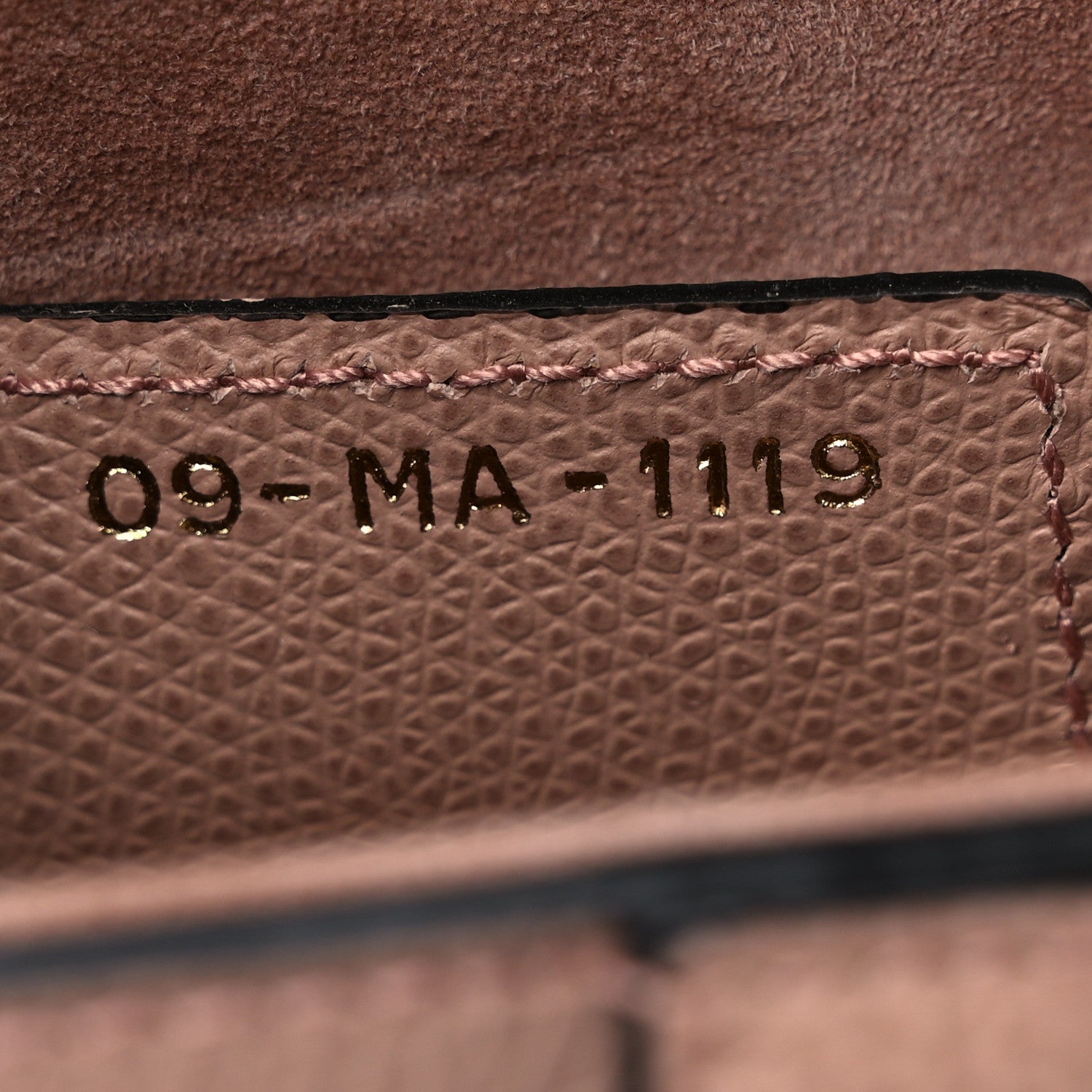 Christian Dior Grained Calfskin Saddle Bag Pink 7 of 9