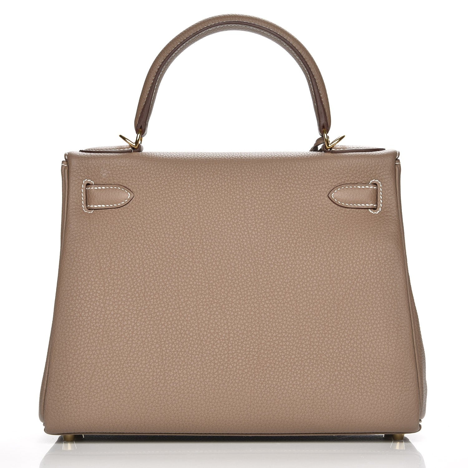 Hermes Togo Kelly Retourne 28 Etoupe 4 of 30