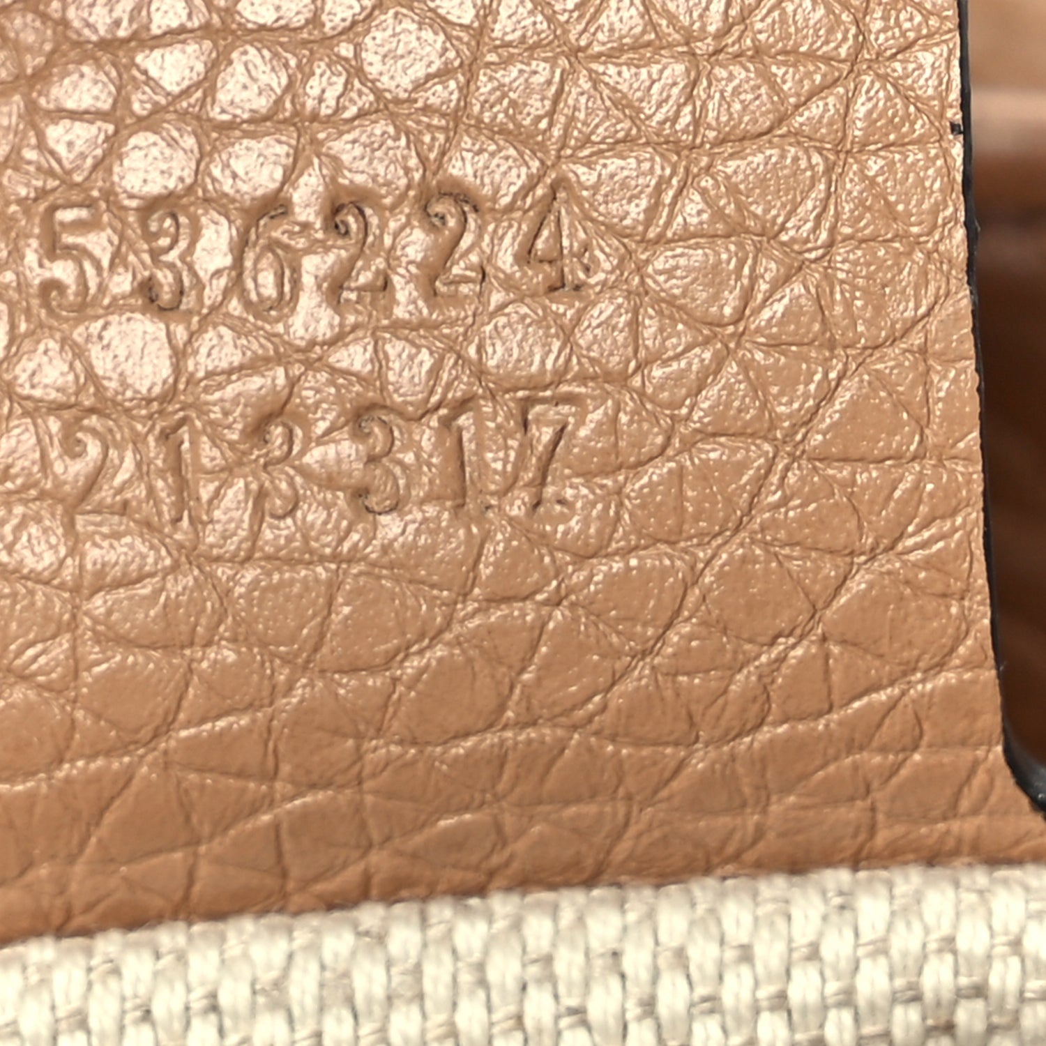 Gucci Pebbled Calfskin Medium Soho Flap Crossbody Camelia 6 of 10