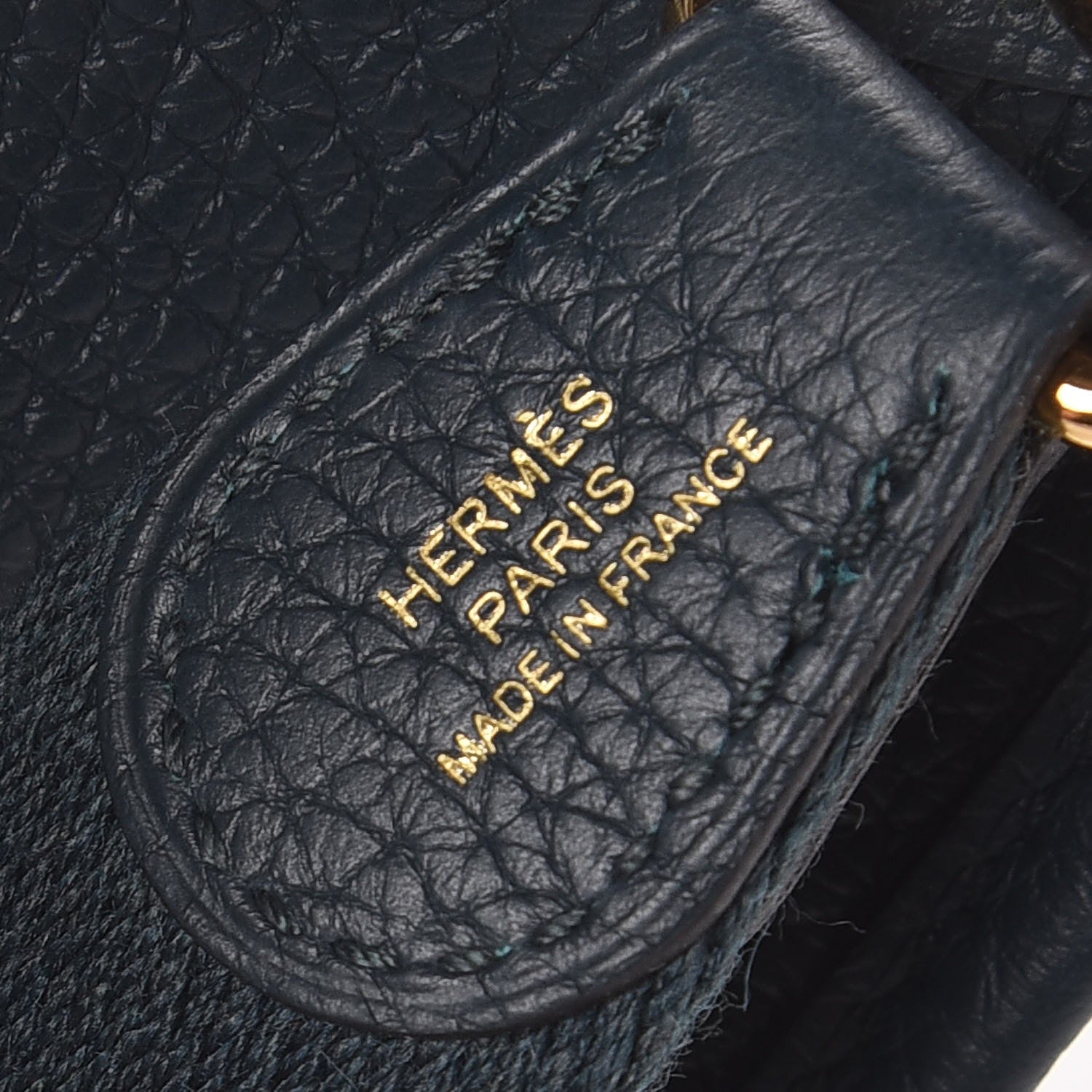 Hermes Taurillon Clemence Evelyne TPM Vert Cypress 8 of 9