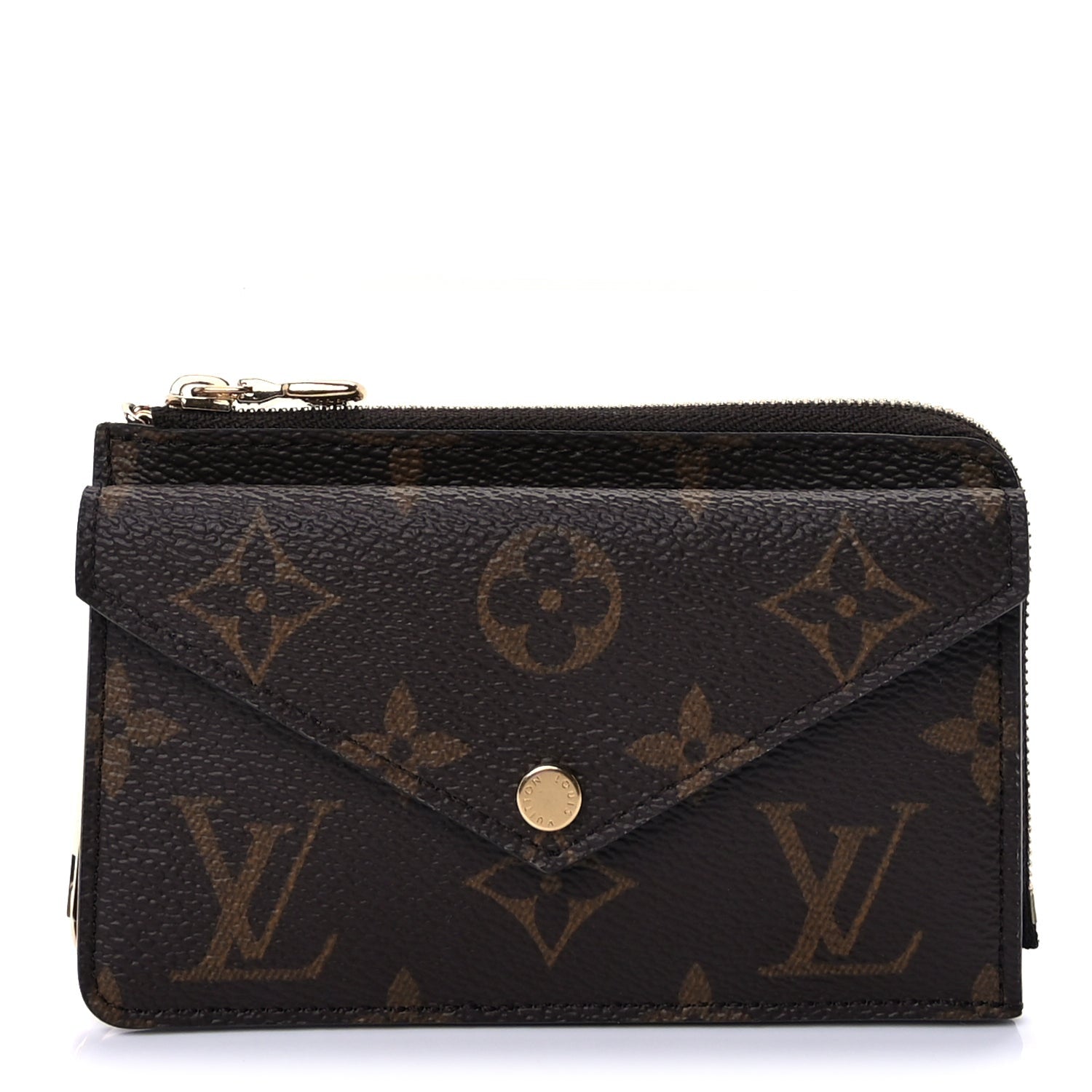 Louis Vuitton Monogram Recto Verso Card Holder Black 1 of 7