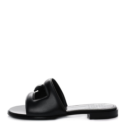 Givenchy Nappa G Flat Sandals 38 Black 1 of 9