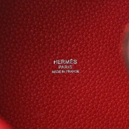 Hermes Taurillon Clemence Picotin Lock 22 MM Rouge Vif 6 of 7