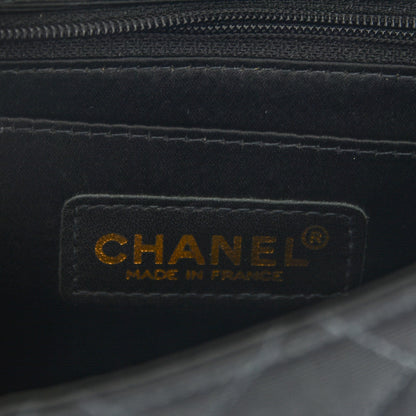 Chanel Grosgrain Quilted Mini Square Flap Black 6 of 7