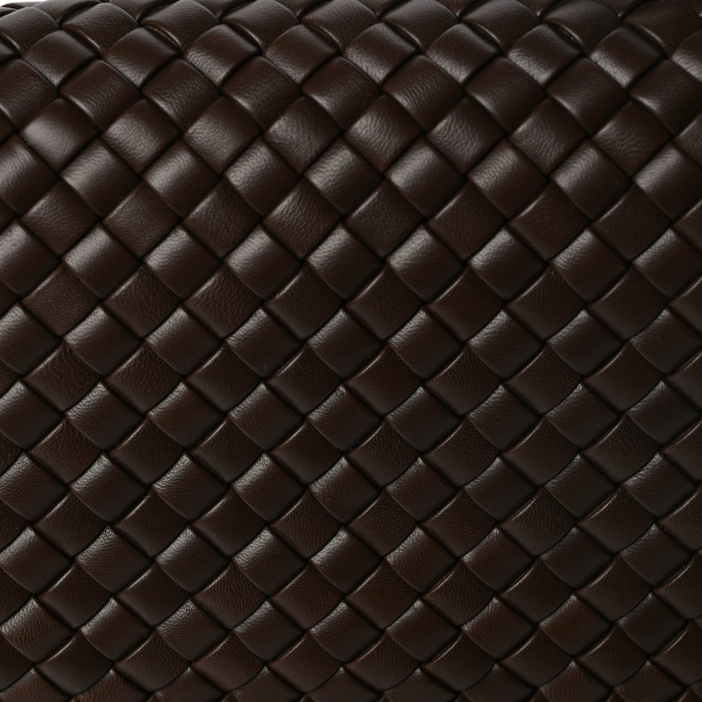 Nappa Intreccicio Padded Small Cobble Shoulder Bag Light Brown