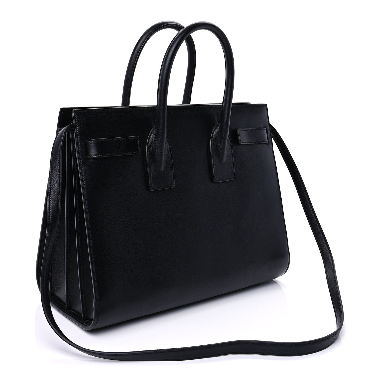 Calfskin Small Sac De Jour Black