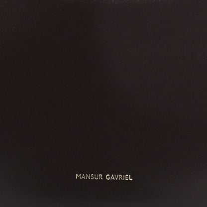 Mansur Gavriel Calfskin Bonbon Top Handle Bag Aubergine 7 of 9
