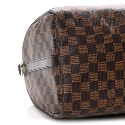 Louis Vuitton Damier Ebene Speedy Bandouliere 35 10 of 18