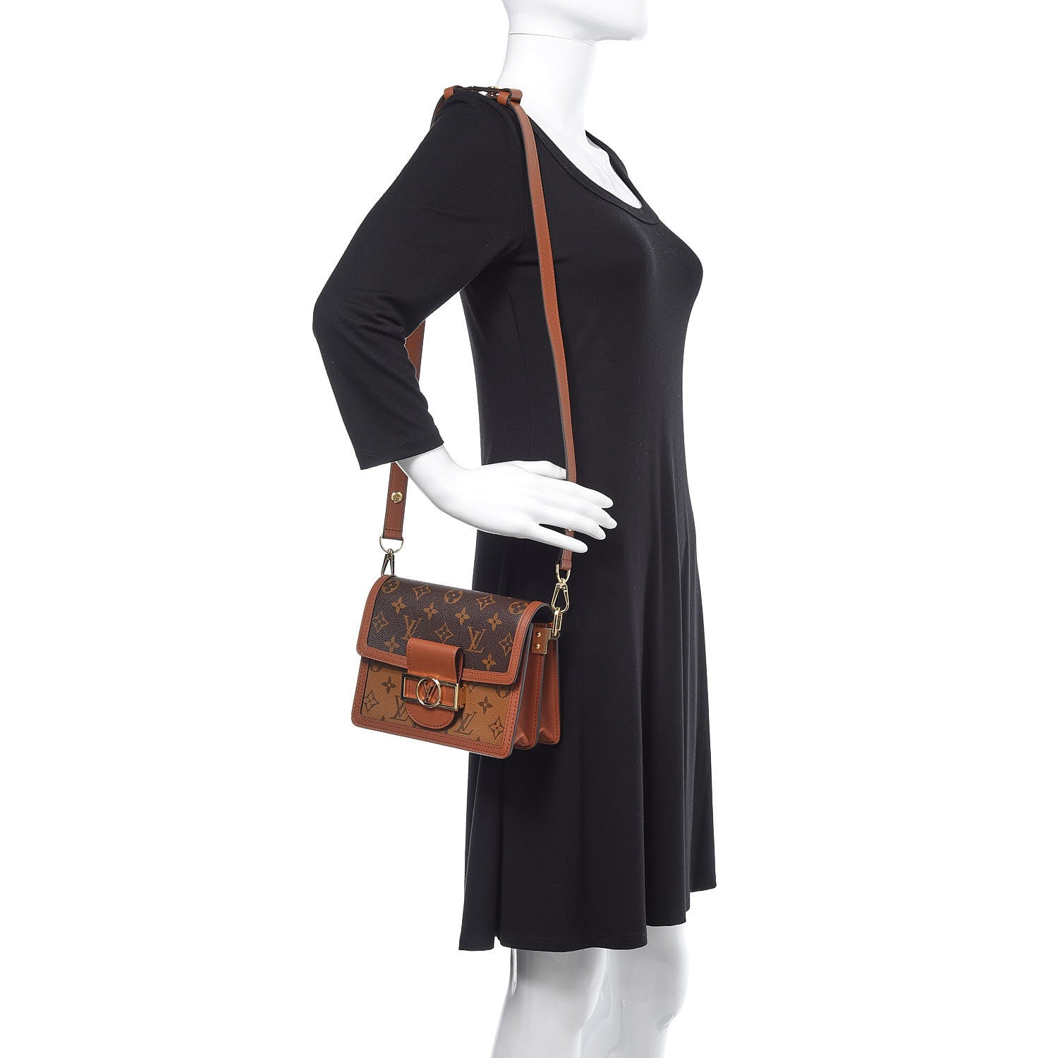 Louis Vuitton Reverse Monogram Dauphine Mini 2 of 11