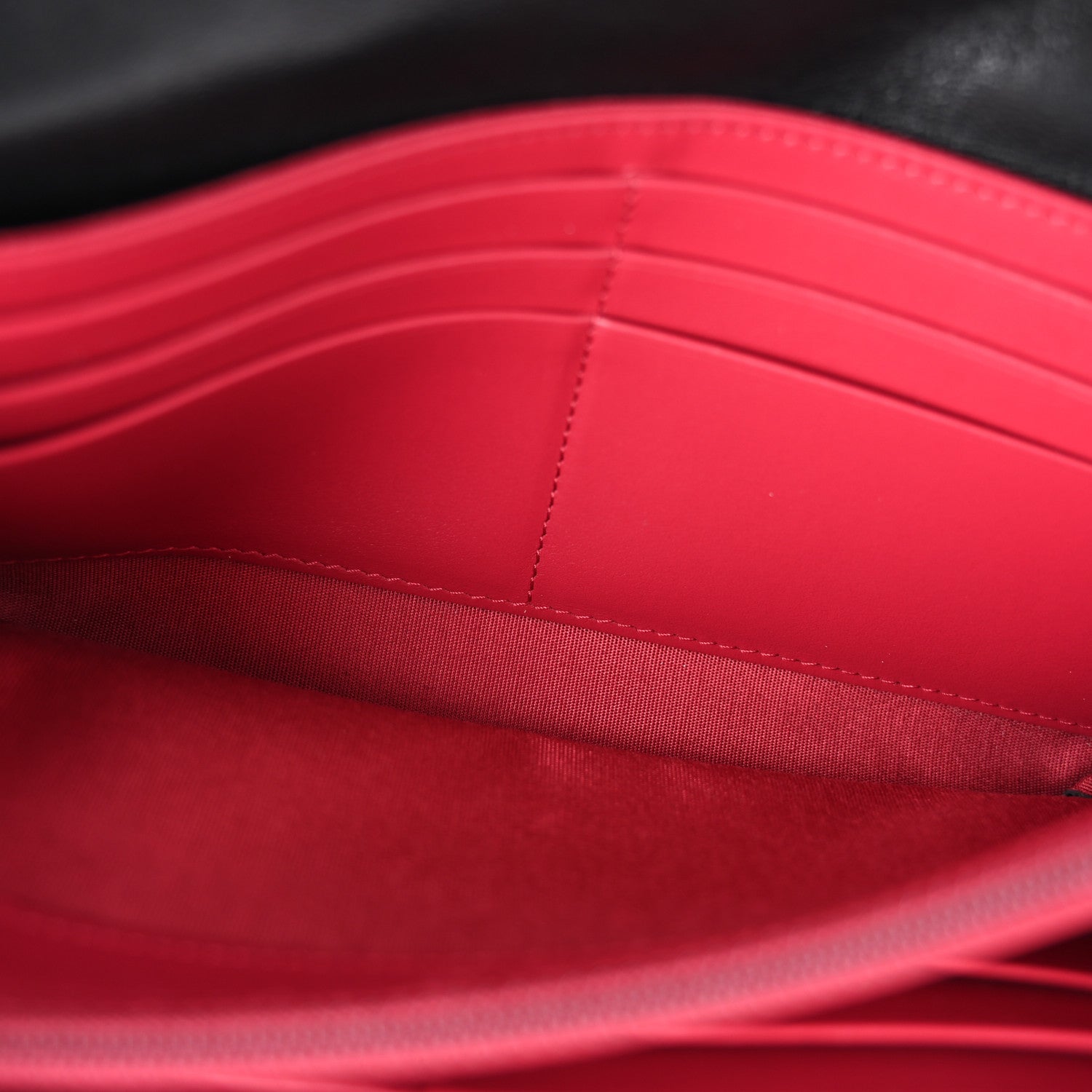 Chanel Lambskin Quilted Chanel 19 Flap Wallet Black 5 of 13