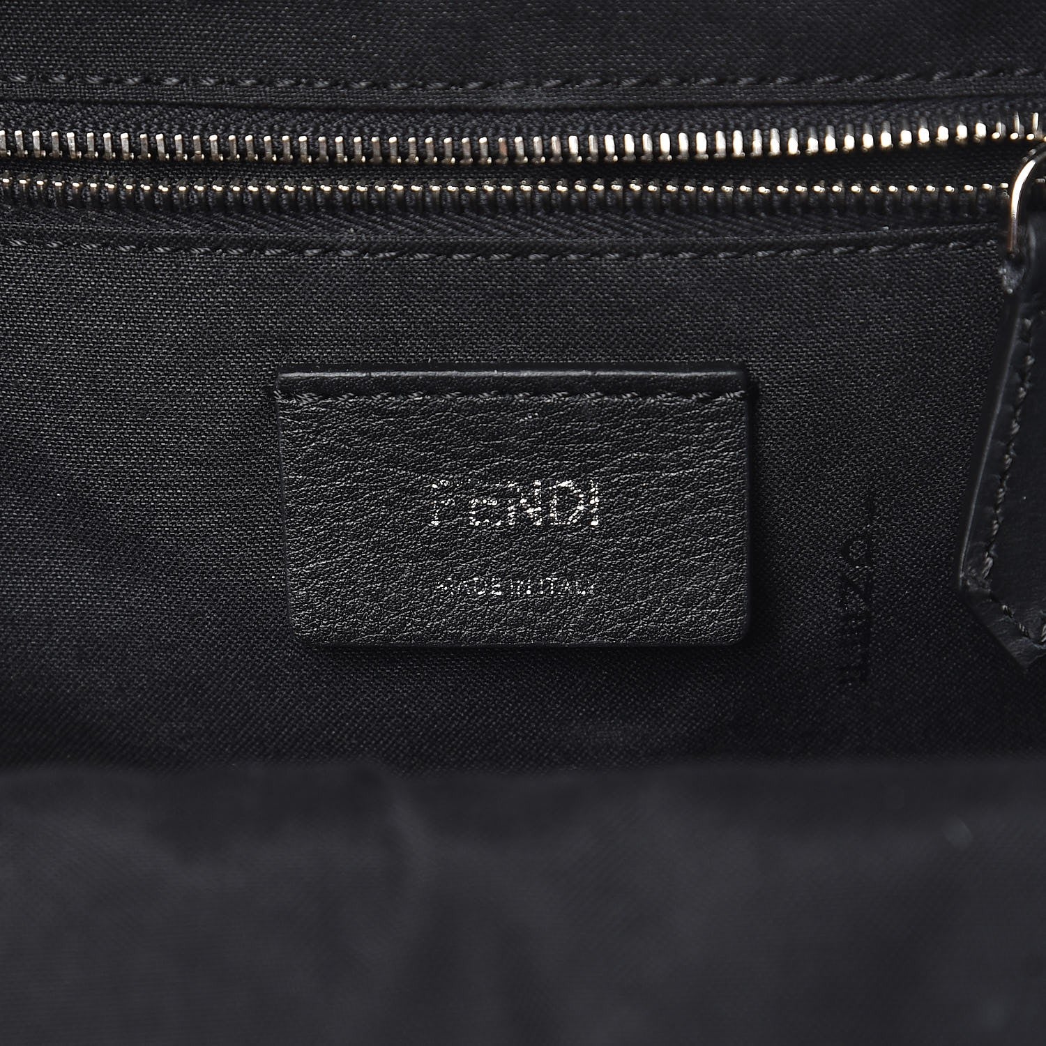 Fendi Vitello Century Fun Fair Metal Studded Mini Backpack Black Multicolor 7 of 19