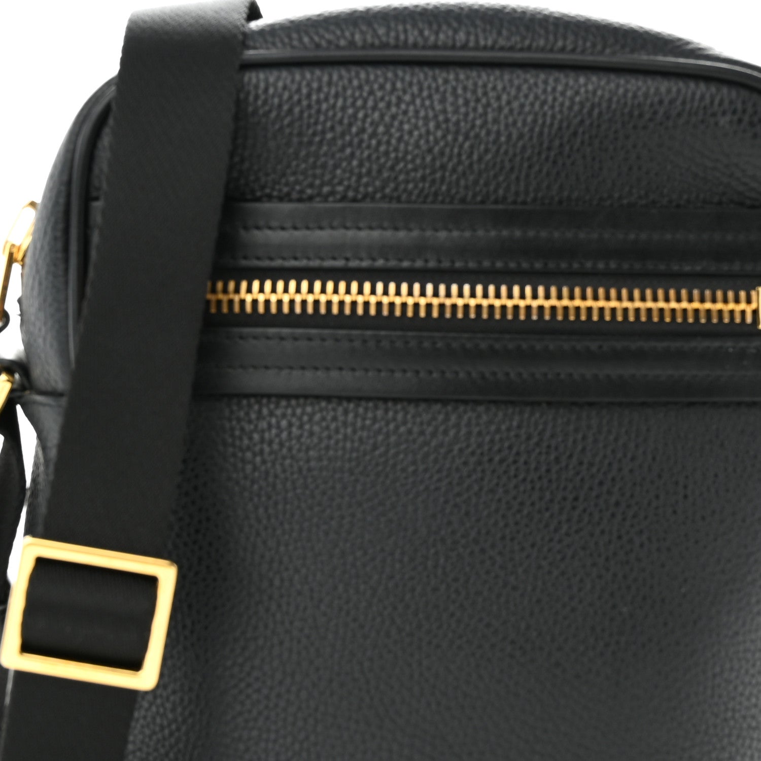Tom Ford Grained Calfskin Small Buckley Messenger Black 7 of 9