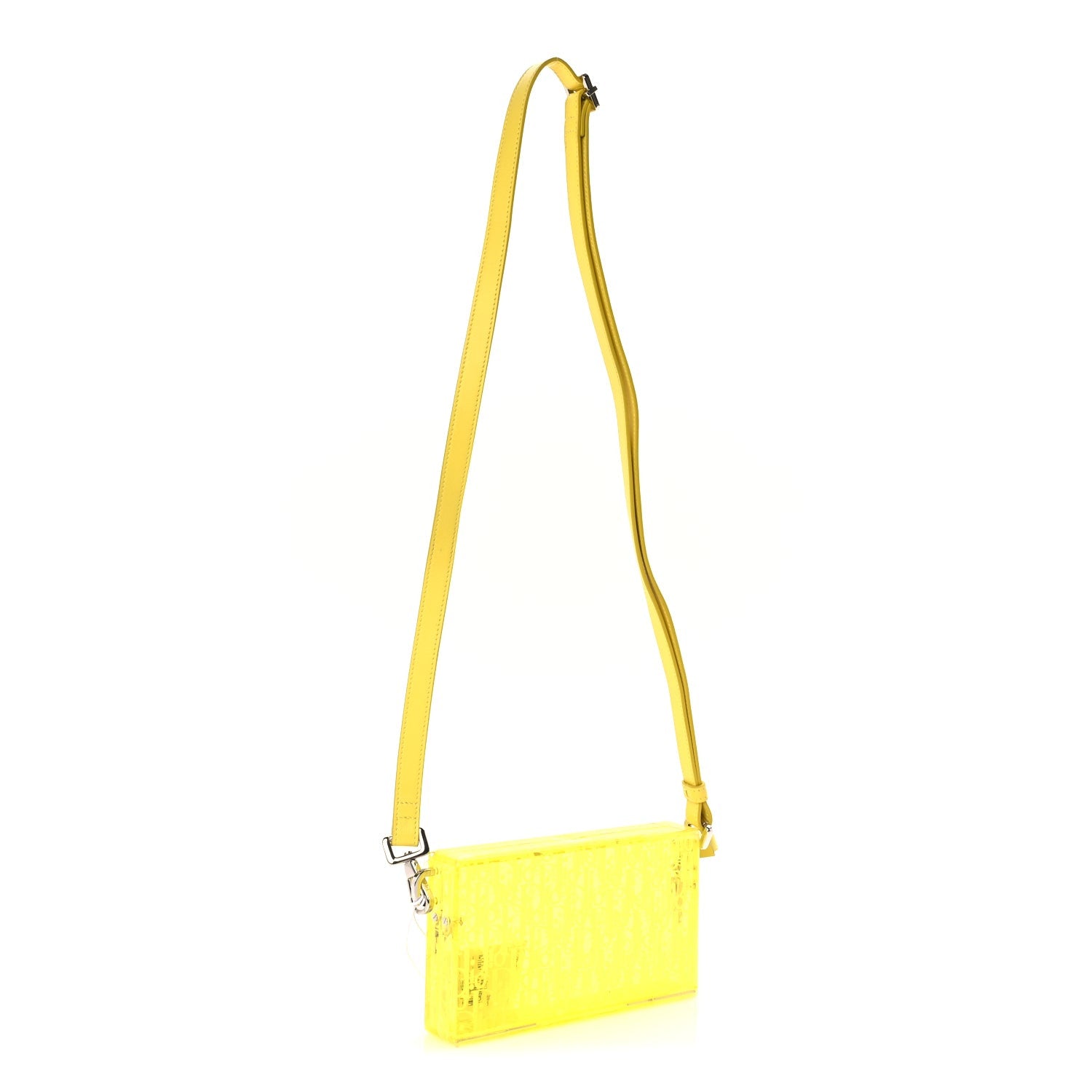 Christian Dior X RIMOWA Plexiglass Pouch Translucent Yellow 2 of 8