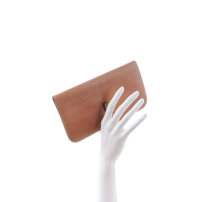 Hermes Togo Dogon Recto Verso Wallet Gold 2 of 10