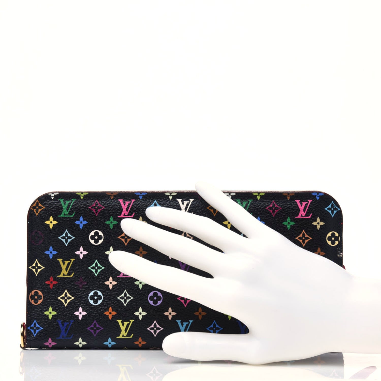 Louis Vuitton Monogram Multicolor Insolite Wallet Black Grenade 2 of 10