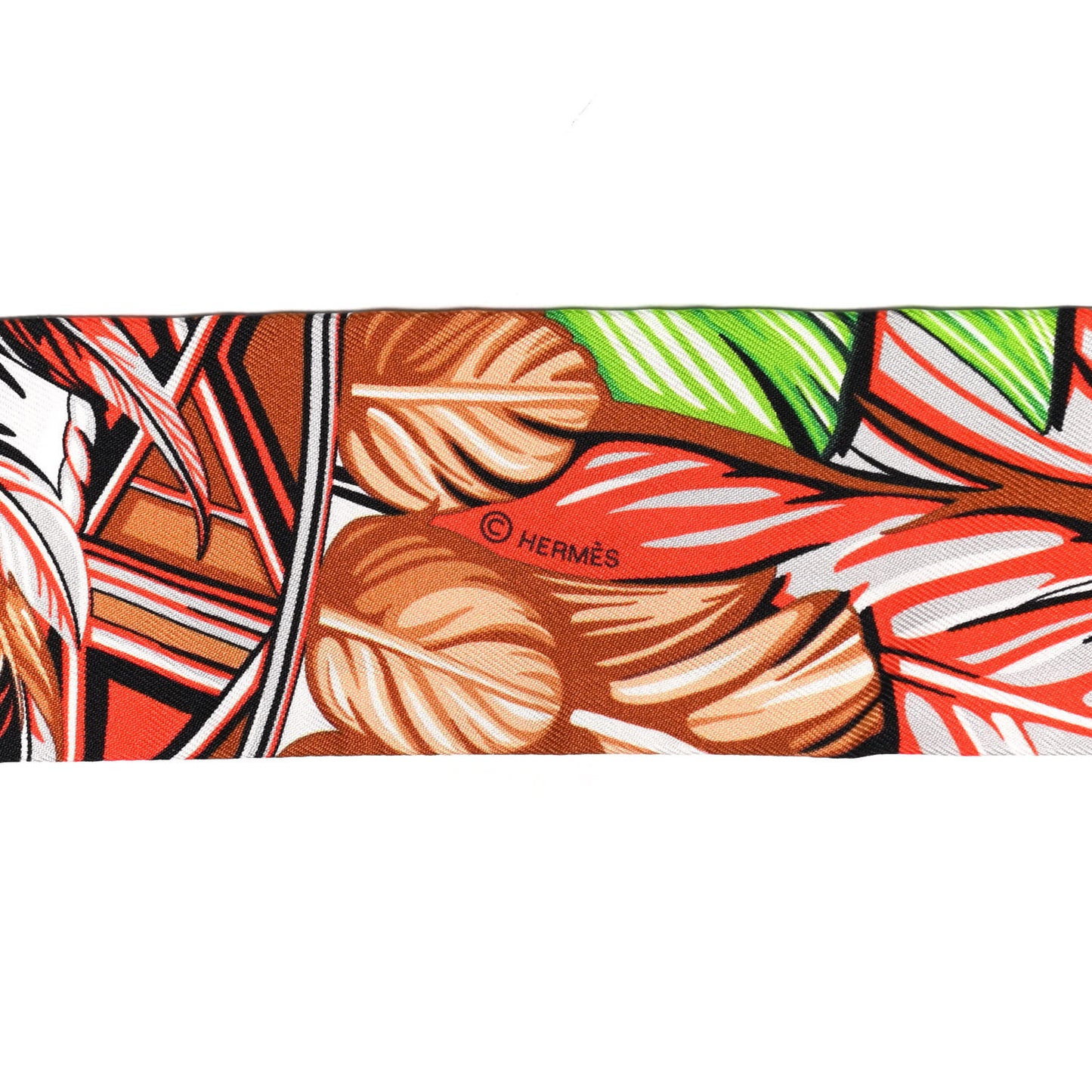 Silk La Danse Pacifique Twilly Vert Vif Corail