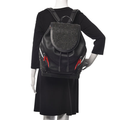 Christian Louboutin Nylon Monogram Print Explorafunk Backpack Black 2 of 10