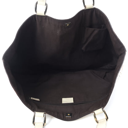 Gucci Monogram Large Abbey Tote Off White 5 of 10