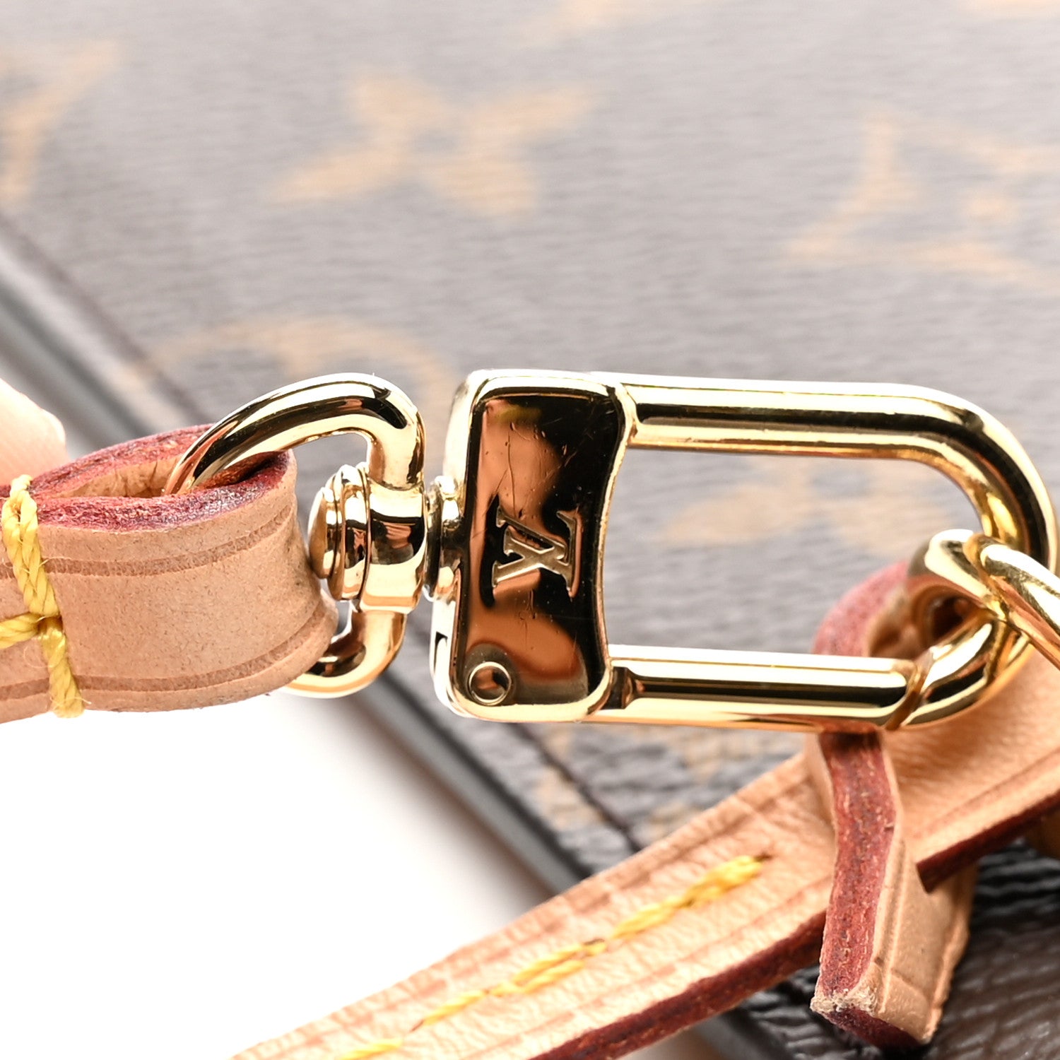 Louis Vuitton Monogram Neverfull MM GM Pochette 8 of 10