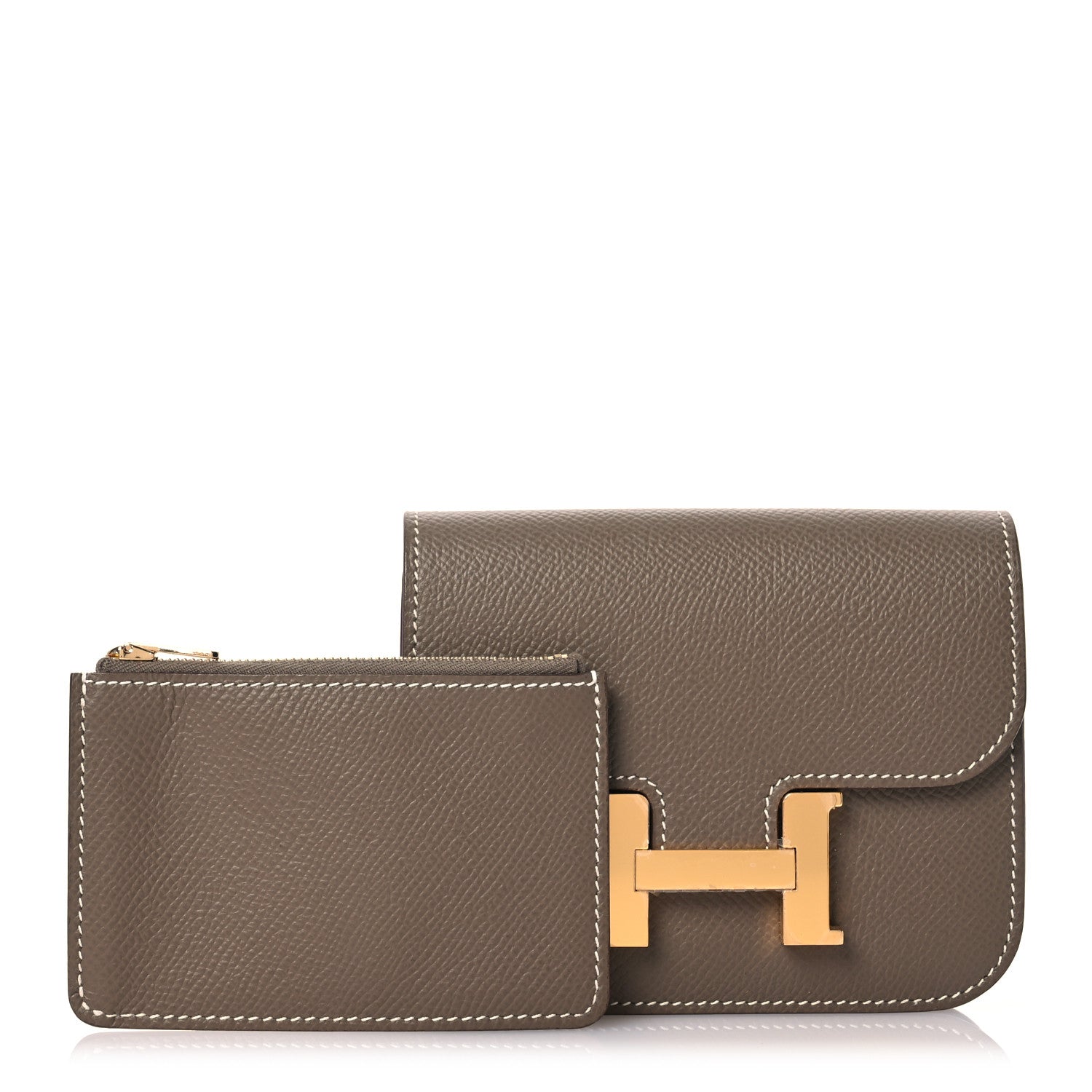 Hermes Epsom Constance Slim Wallet Etoupe 3 of 11