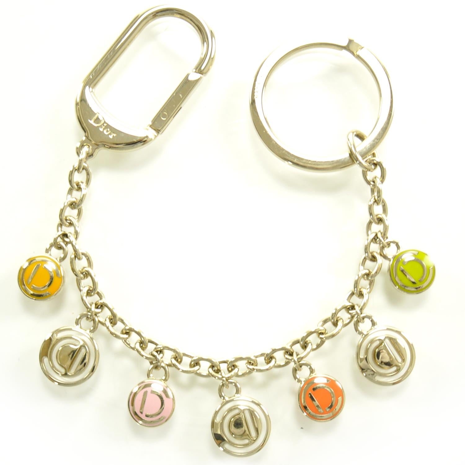 Christian Dior Ornament Key Chain Bag Charm Multicolor 1 of 4
