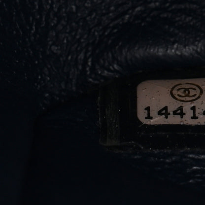 Chanel Patent Quilted Jumbo Double Flap Navy 7 of 10