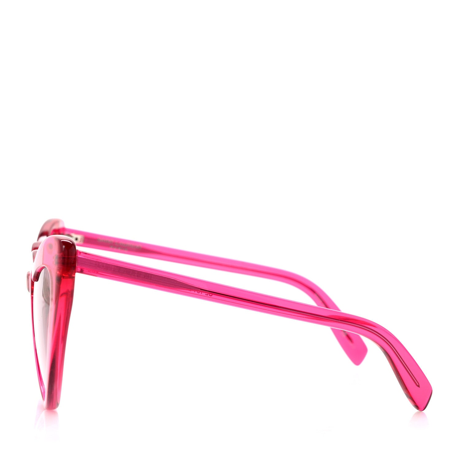 Saint Laurent Acetate Heart Frame Loulou SL181 Sunglasses Pink 3 of 8
