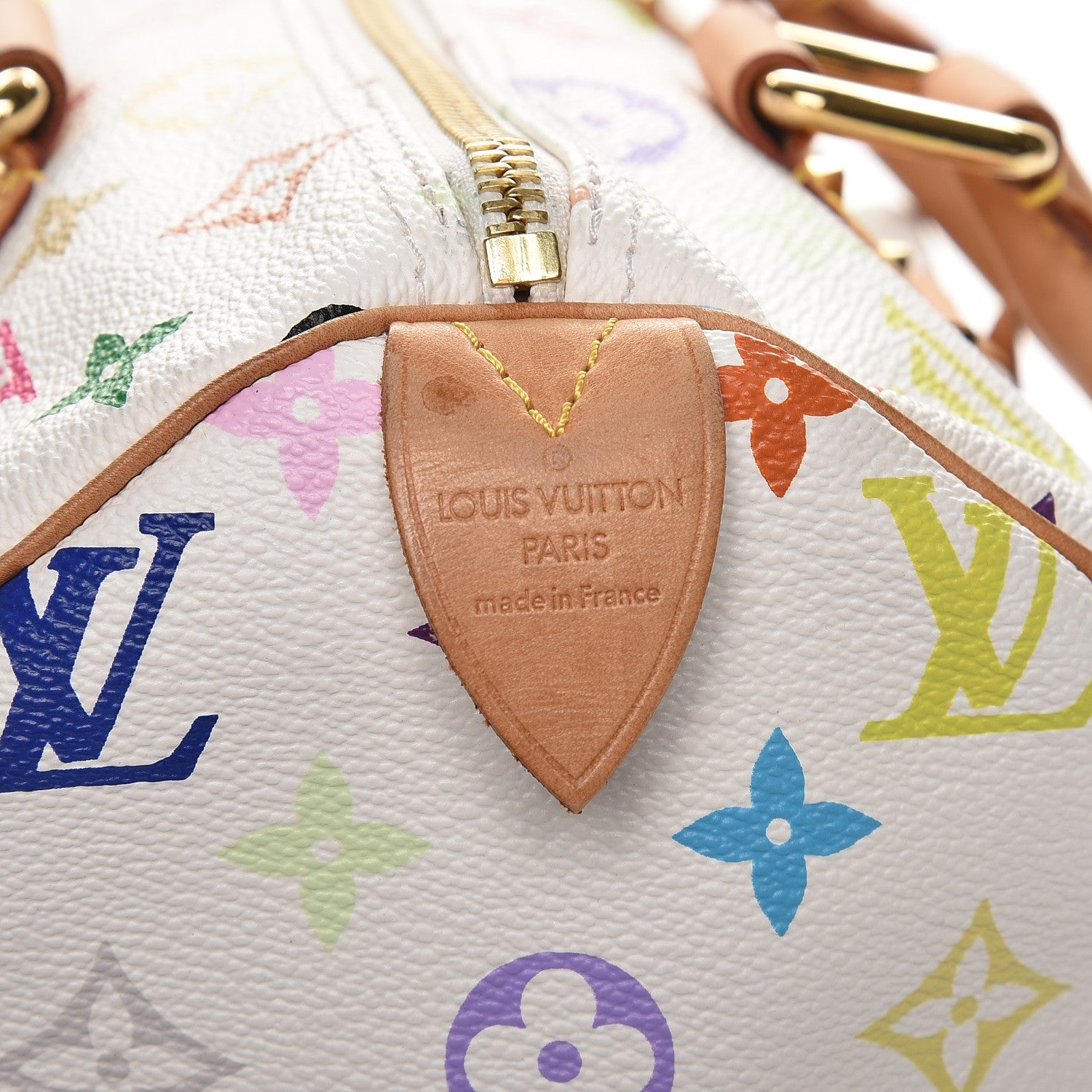 Louis Vuitton Monogram Multicolor Speedy 30 White 6 of 13