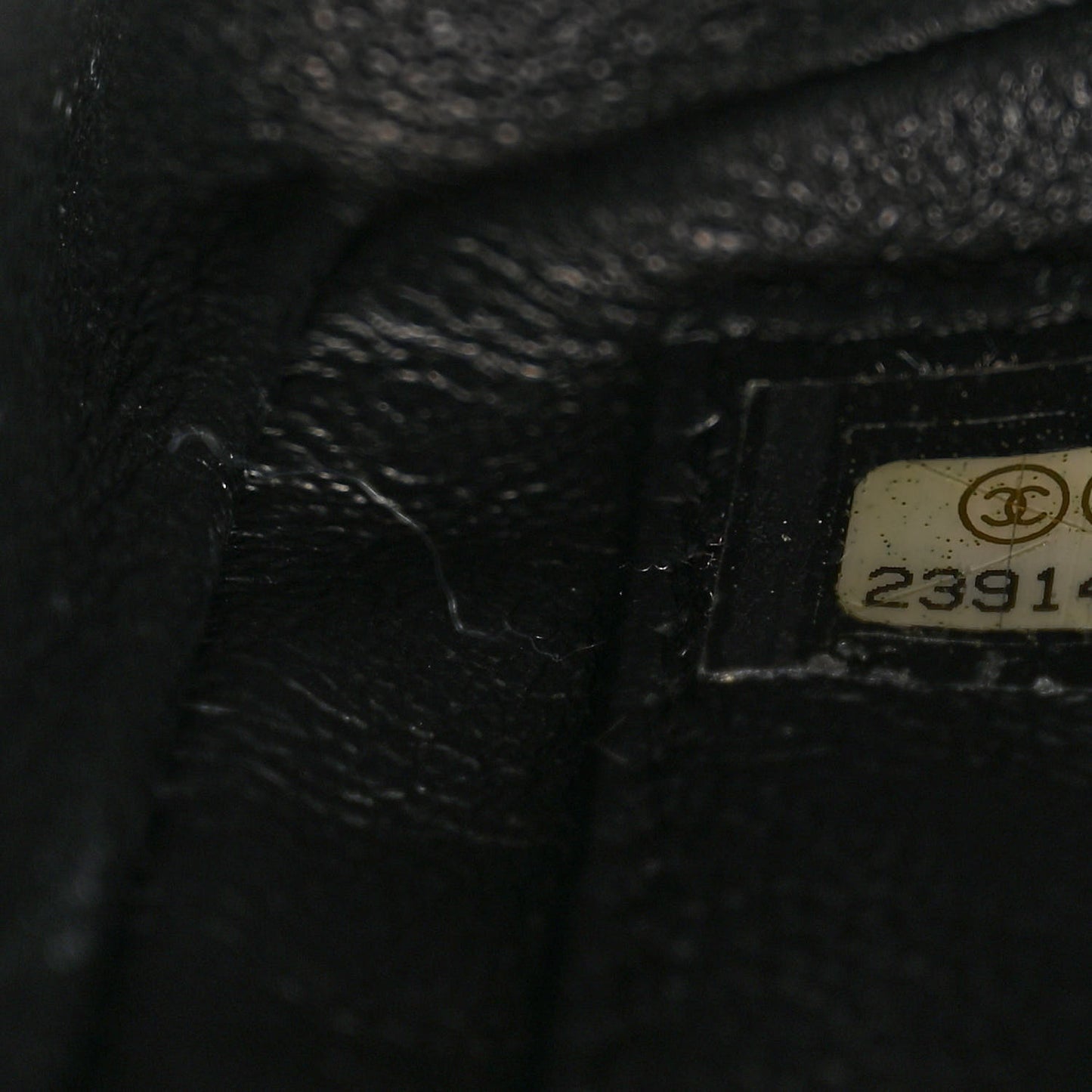 Caviar Quilted Small CC Filigree Flap Navy Black