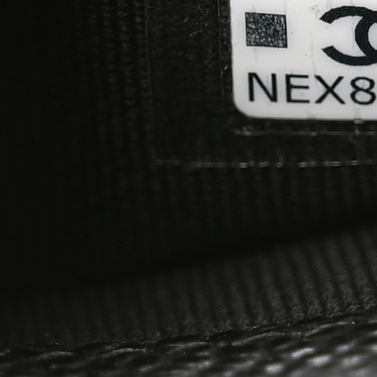 Caviar Quilted Flap Card Holder Wallet Black