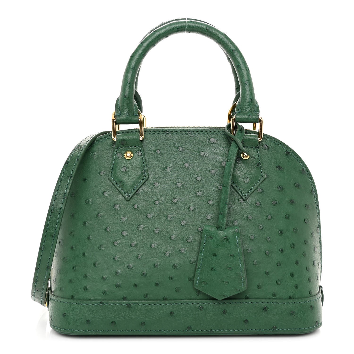 Louis Vuitton Ostrich Alma BB Menthe 1 of 9