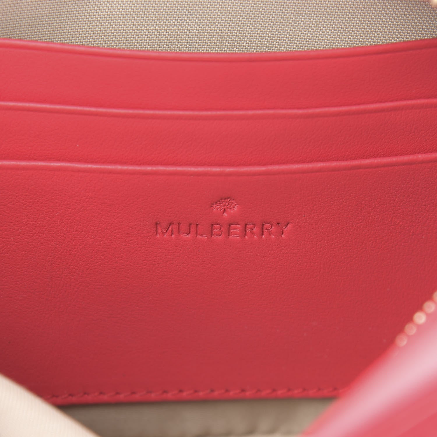 Mulberry Calfskin Nappa Blossom Pochette With Strap Hibiscus 6 of 12