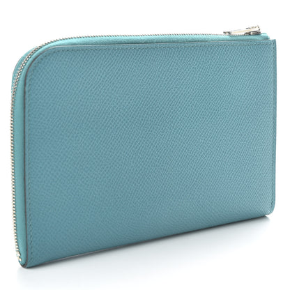 Hermes Epsom Remix Duo Wallet Bleu Atoll 4 of 11