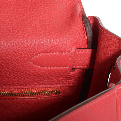 Hermes Togo Kelly Retourne 35 Rouge Pivoine 15 of 24
