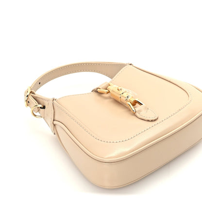 Gucci Boarded Dyana Lux Calfskin Nano Jackie 1961 Hobo Beige 7 of 8