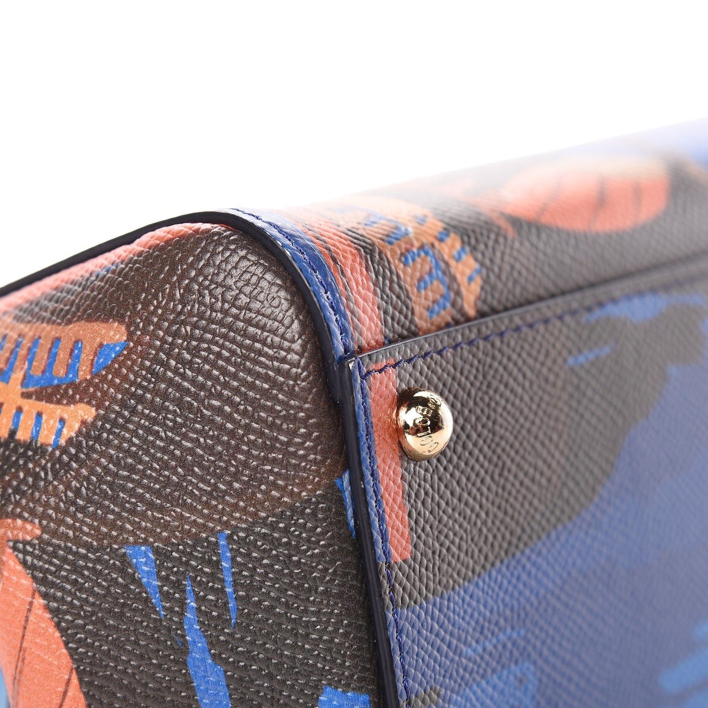 Dauphine Venezia Printed Medium Miss Sicily Satchel Multicolor