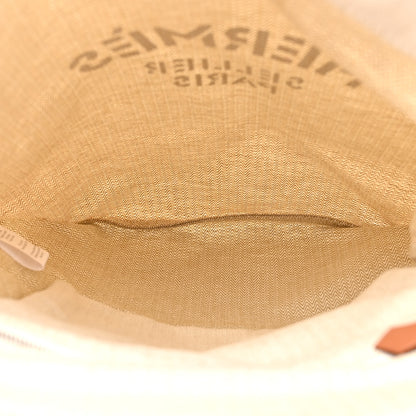 Hermes Toile Swift Maline Bag Gold Craie 5 of 9