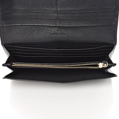 Mulberry Classic Grain Small Tree Continental Wallet Black 5 of 14