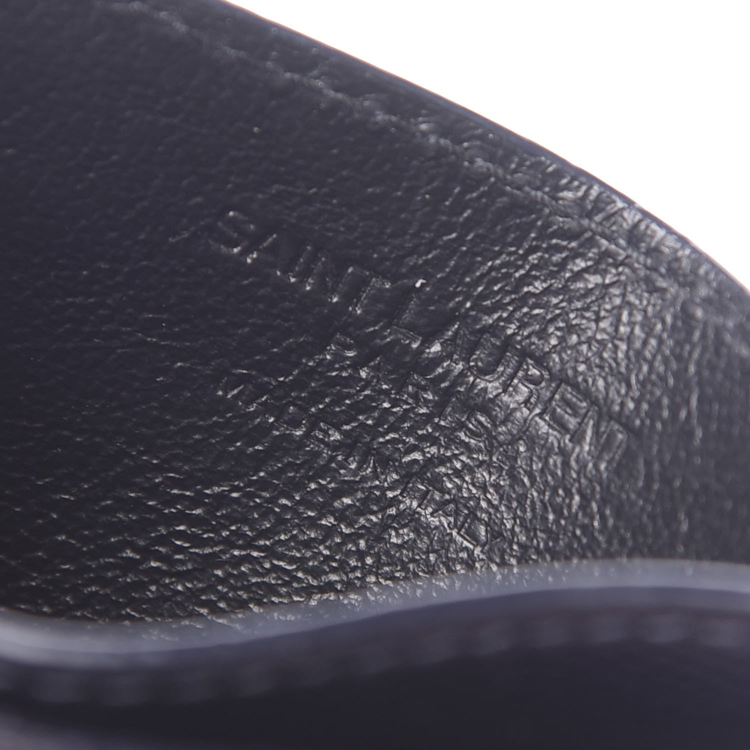 Saint Laurent Grain De Poudre Card Case Black 7 of 7