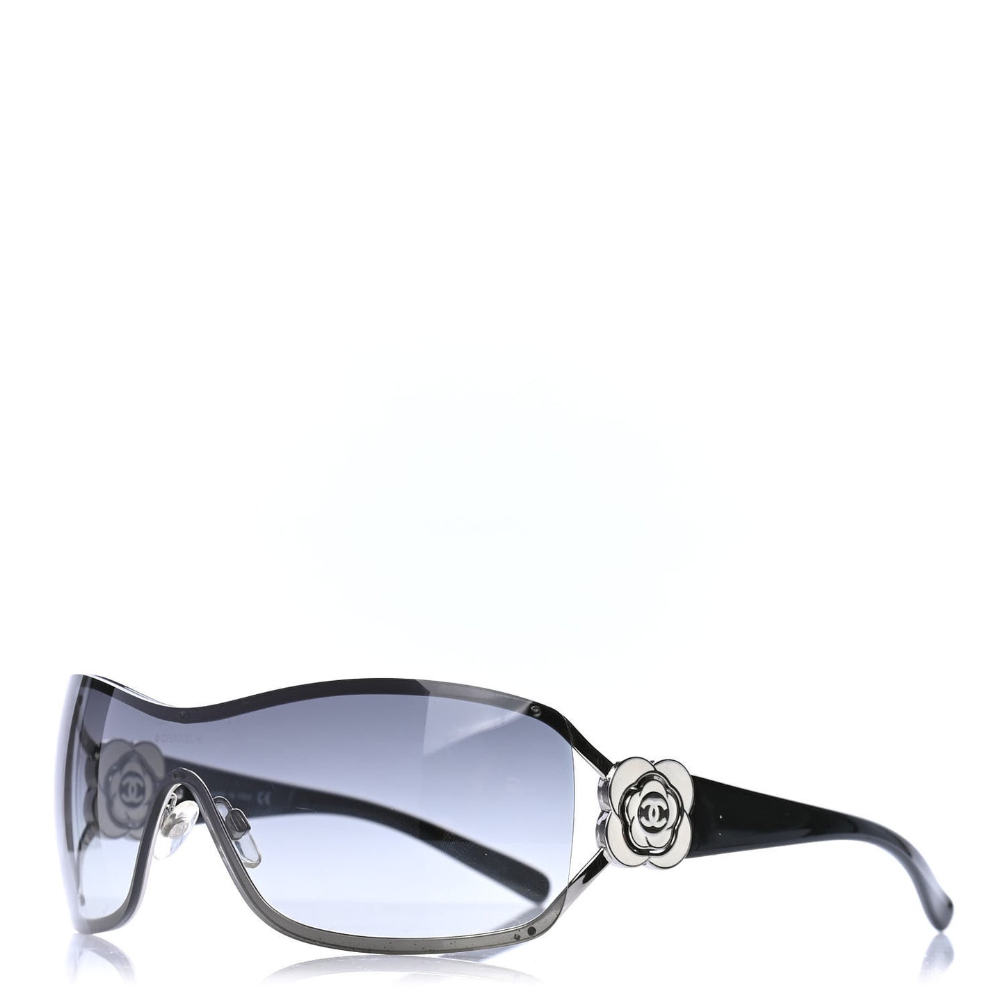 Swarovski Crystal Camellia CC Sunglasses 4164-B Black