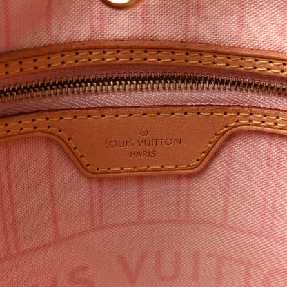 Louis Vuitton Damier Azur Neo Neverfull MM Rose Ballerine 6 of 10