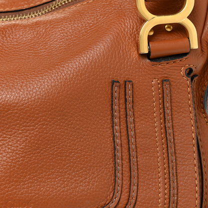 Chloe Calfskin Small Marcie Satchel Tan 16 of 16