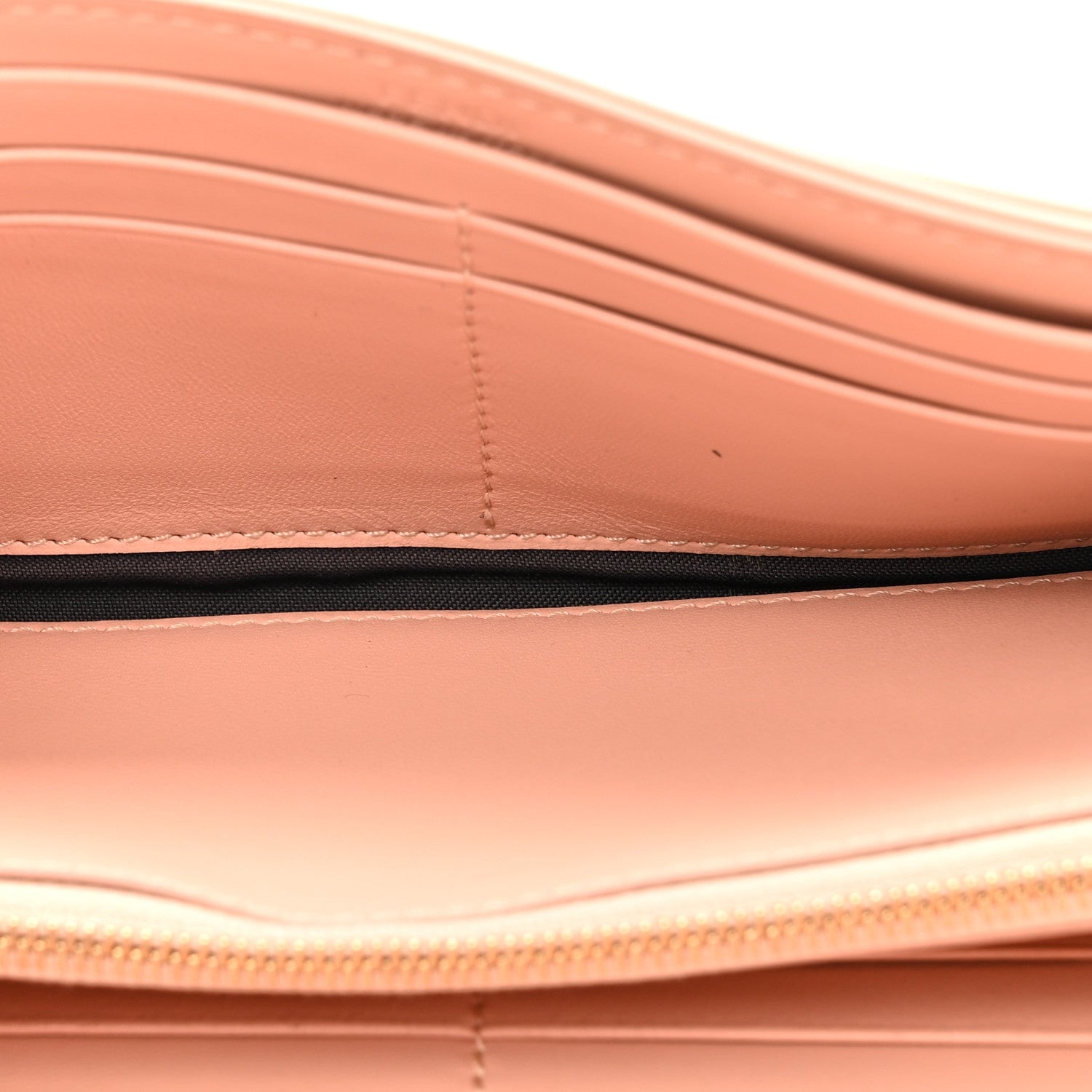 Fendi Nappa Matisse FF Embossed Continental Wallet On Chain Baby Pink 5 of 7