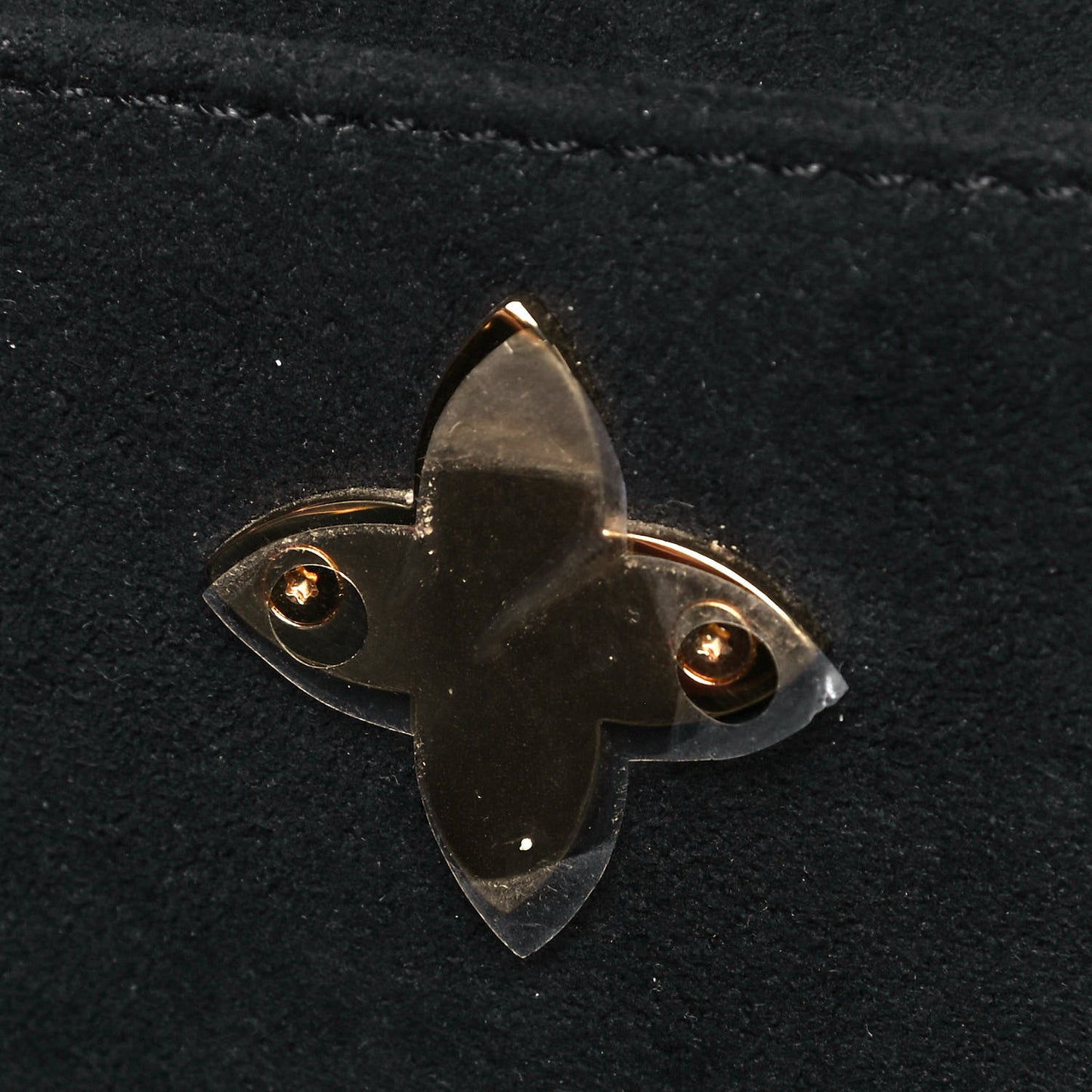 Monogram Flower Tote Black