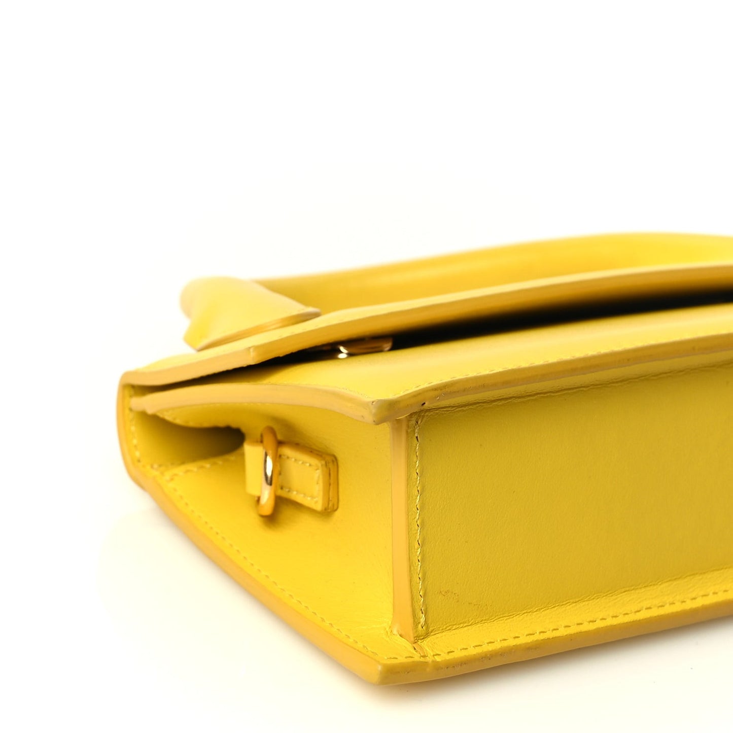 Smooth Calfskin Le Chiquito Long Yellow