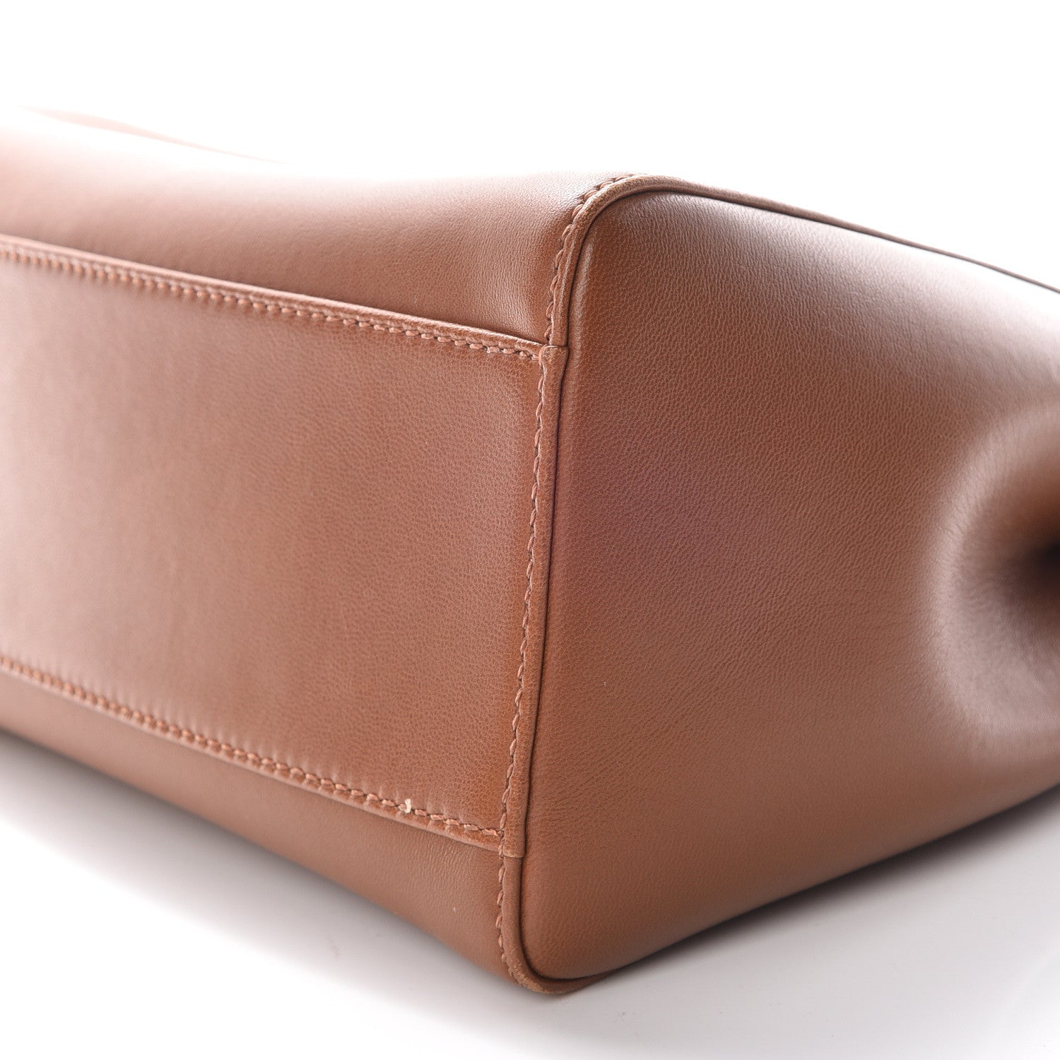 Fendi Nappa Mini Peekaboo Iconic Satchel Corteccia 6 of 13