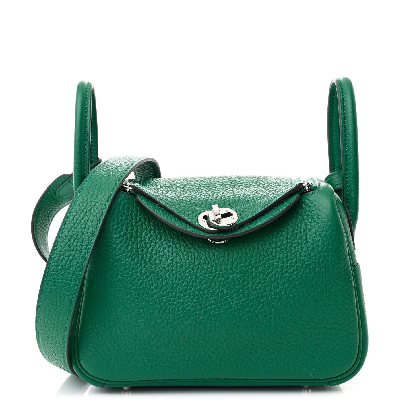 Taurillon Clemence Mini Lindy 20 Vert Vertigo