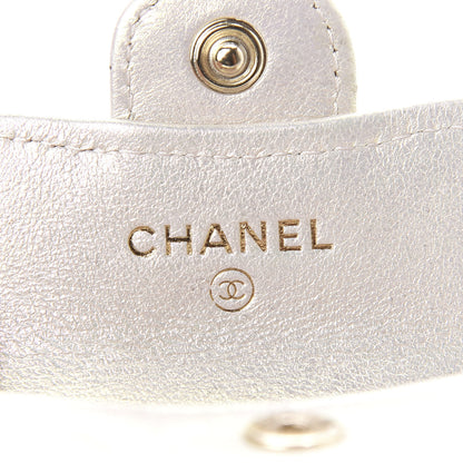 Chanel Iridescent Lambskin Quilted Airpods Pro Case Ivory 6 of 9